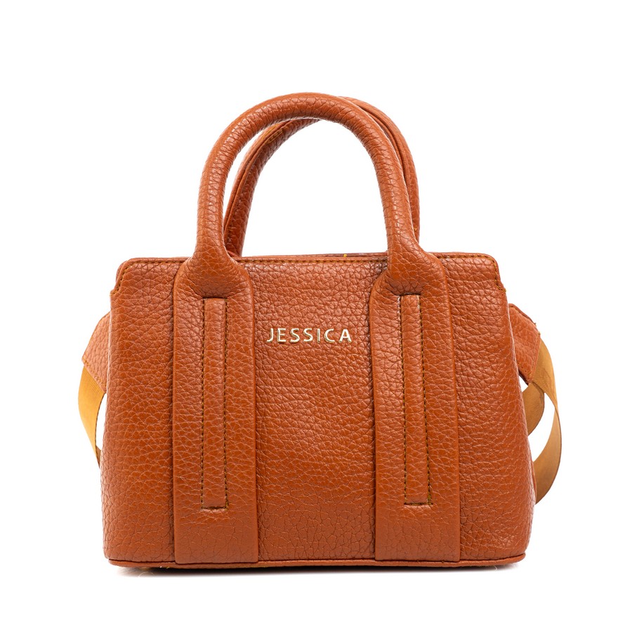 شنطة حريمي جلد إيطالي مستورد بتتشال هاند ومعاها دراع كروس ستان مقاس 18×25

